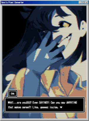 Drunk ENA pixel filter